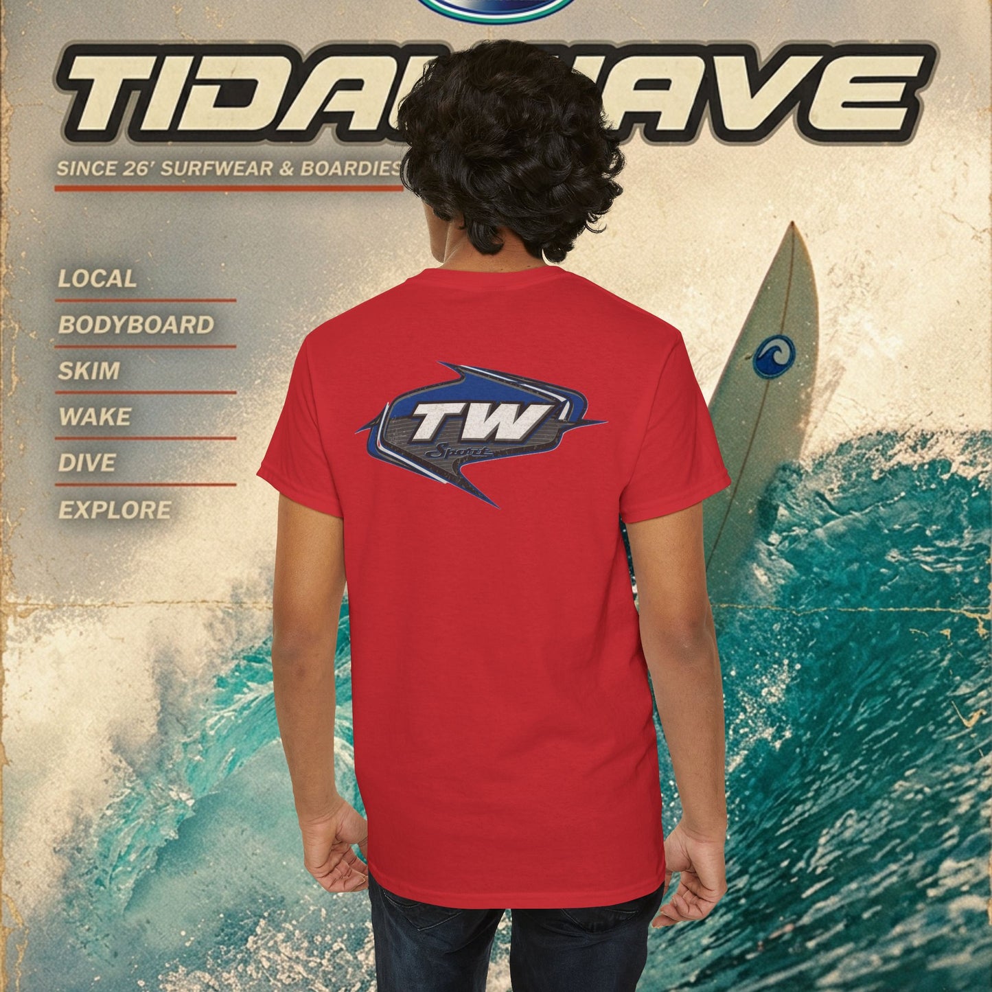 Tidalwave 'TW Sport' Logo Tee