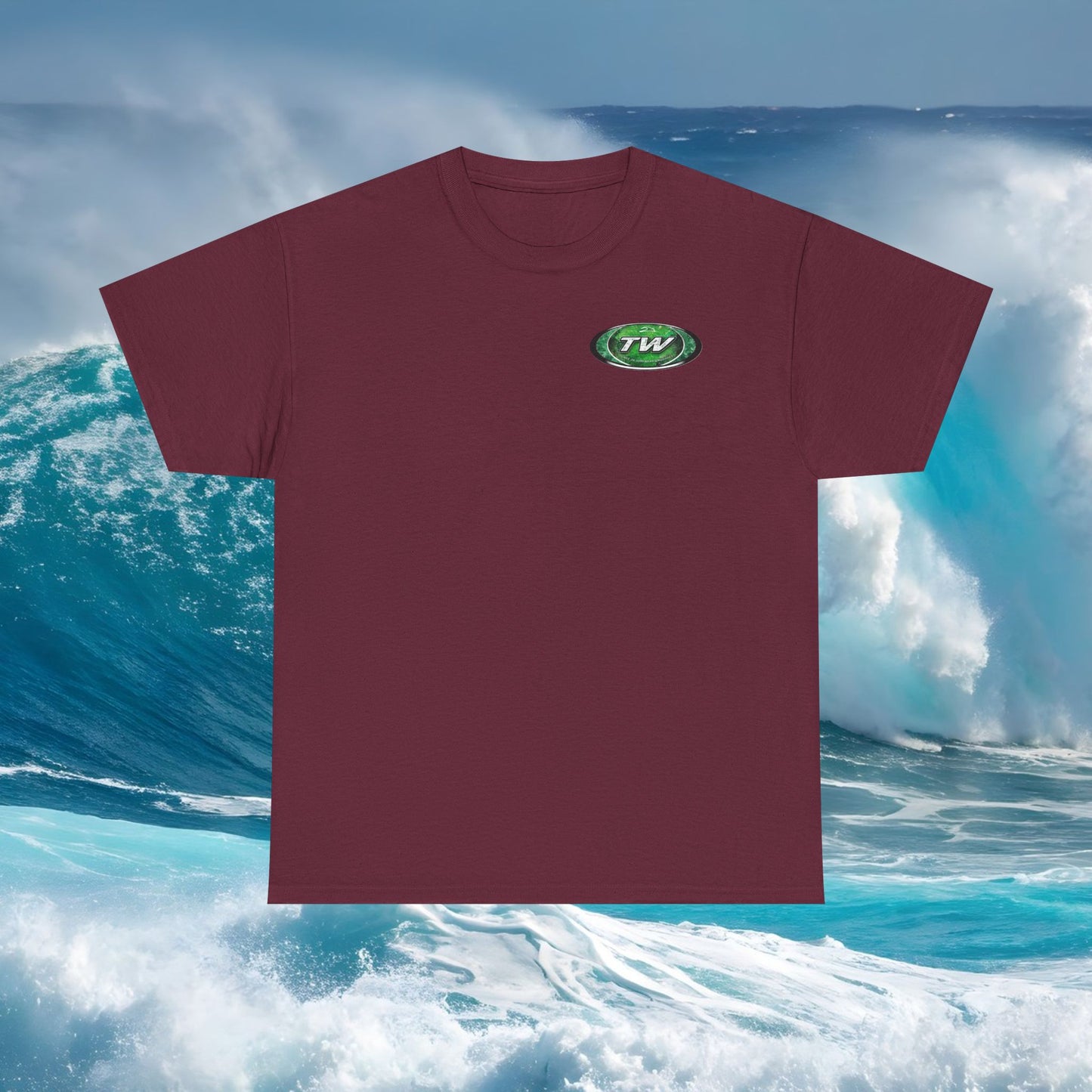 Green Oval 'Tidalwayzz' Logo - Tee