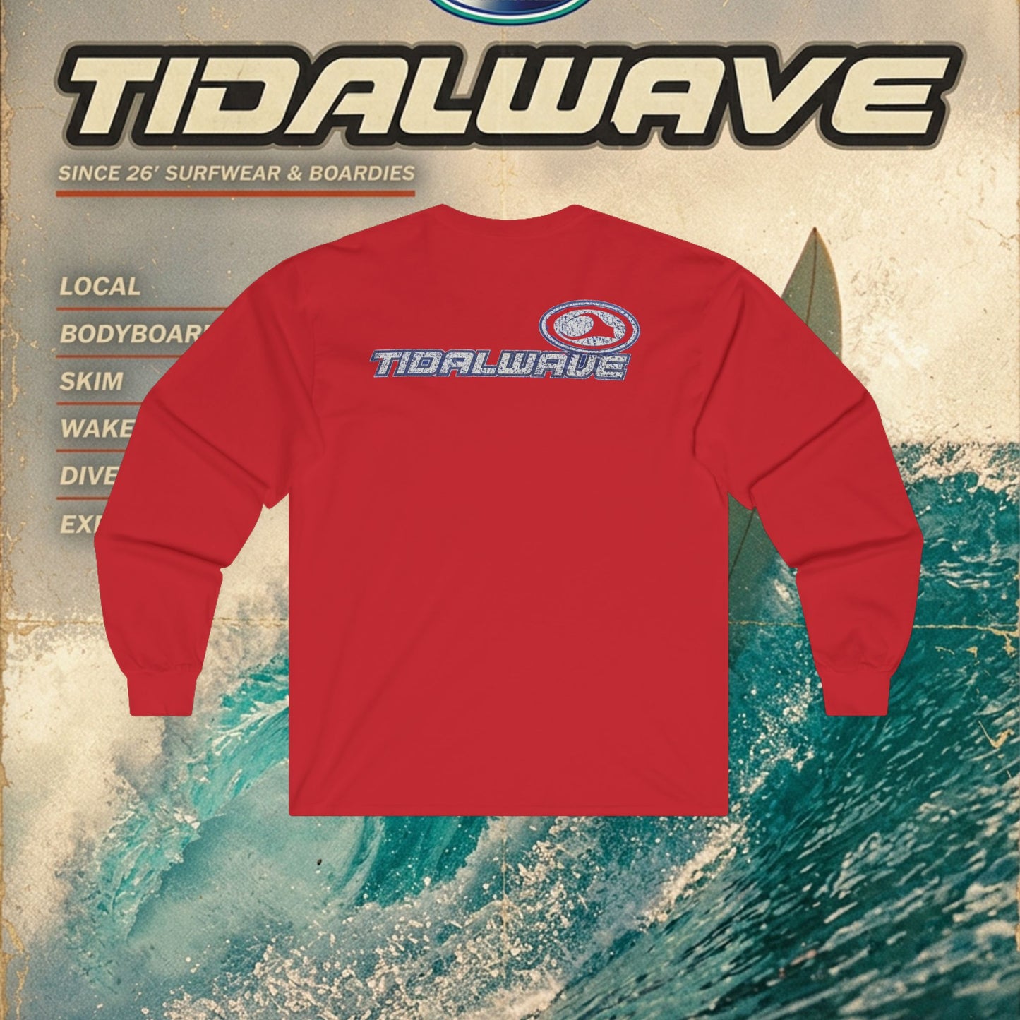Tidalwave 'Faded Graphics' - longsleeve