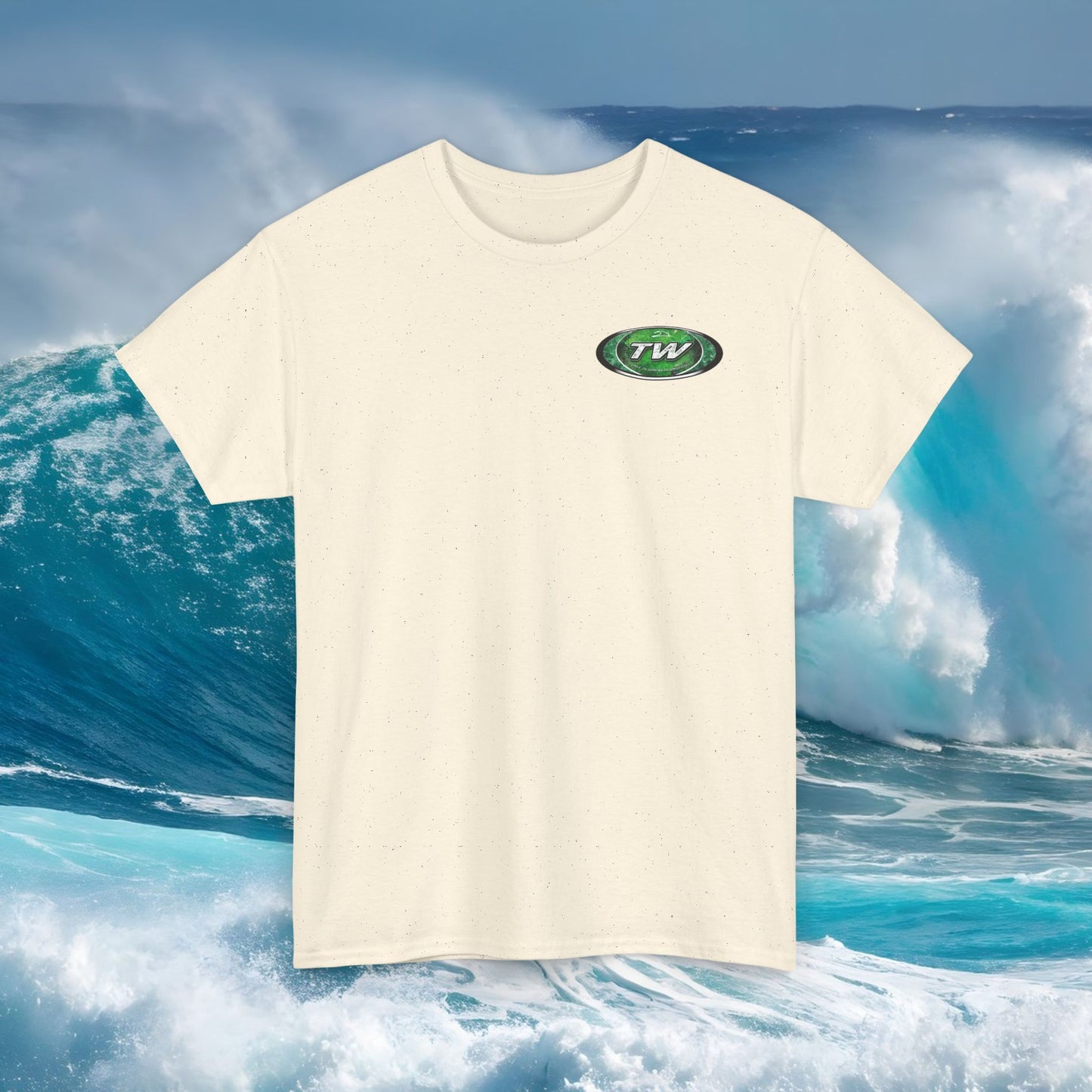 Green Oval 'Tidalwayzz' Logo - Tee