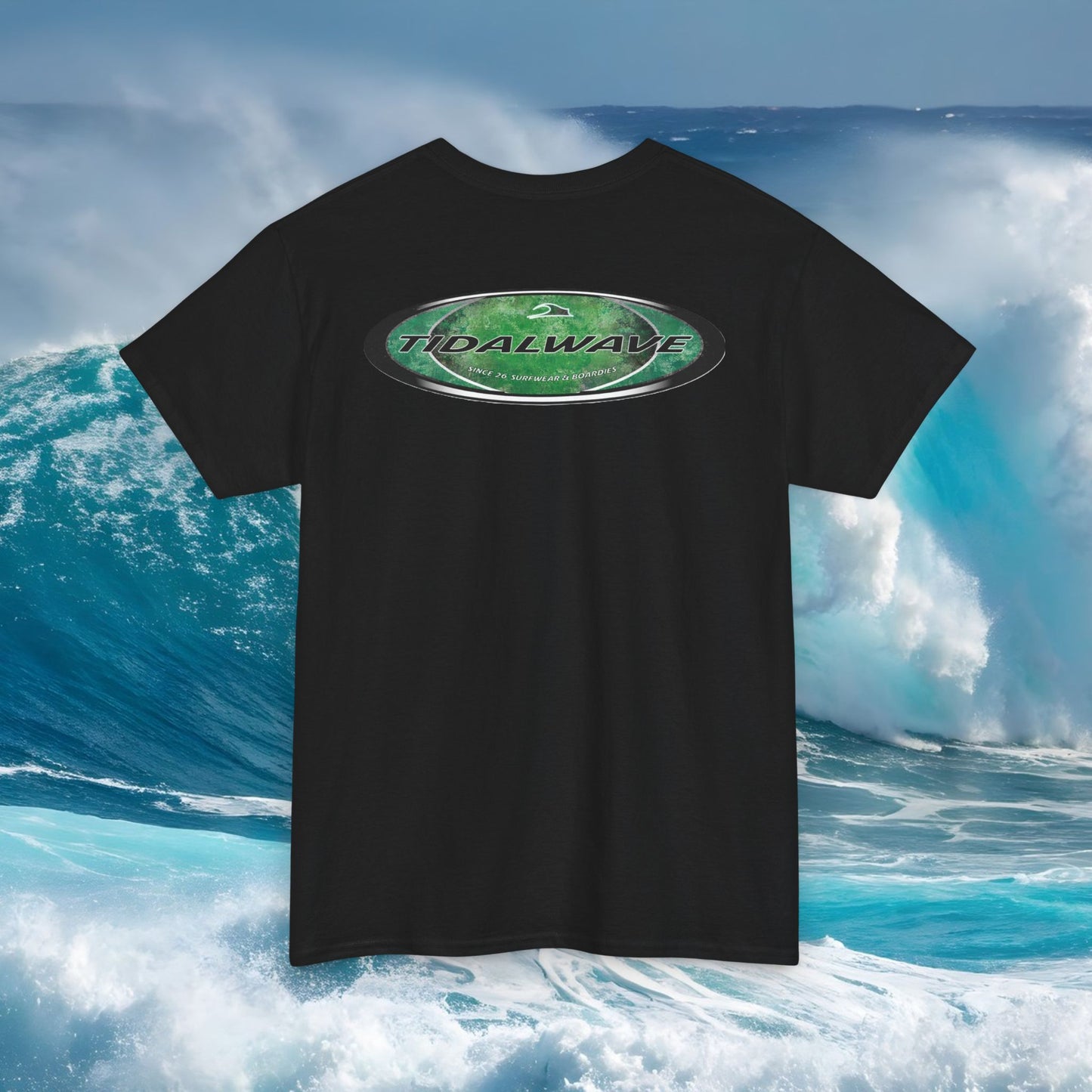 Green Oval 'Tidalwayzz' Logo - Tee