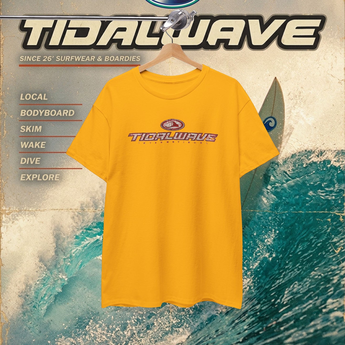 Tidalwave "Distressed International" - Tee