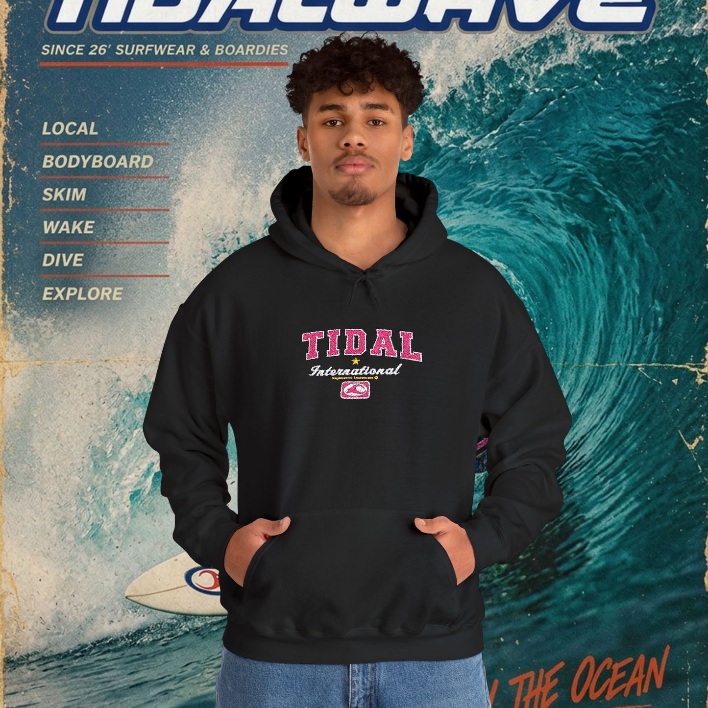 Tidal 'Embroid' Type - Hoodie