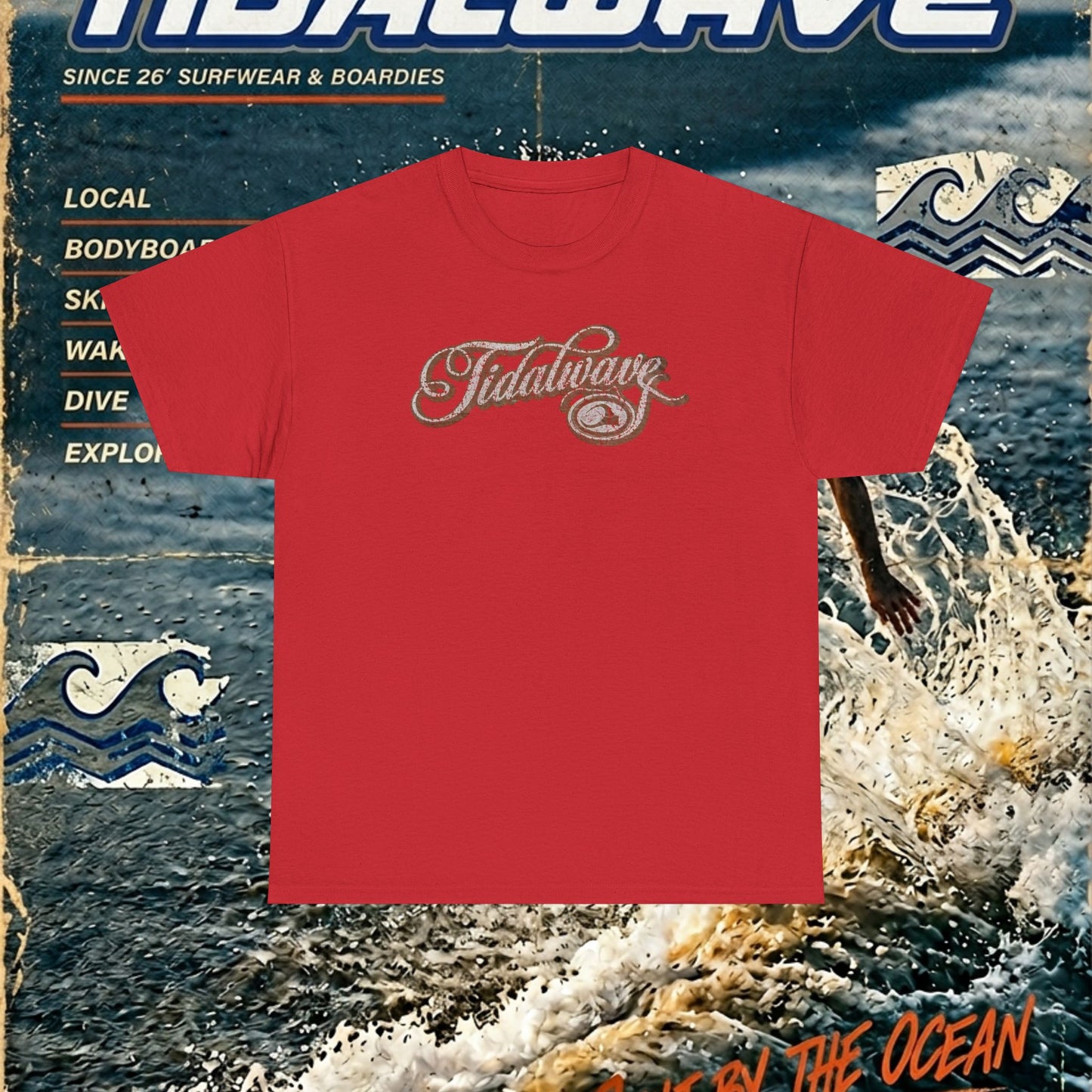 Vintage 'Tidalwave' Script - Tee