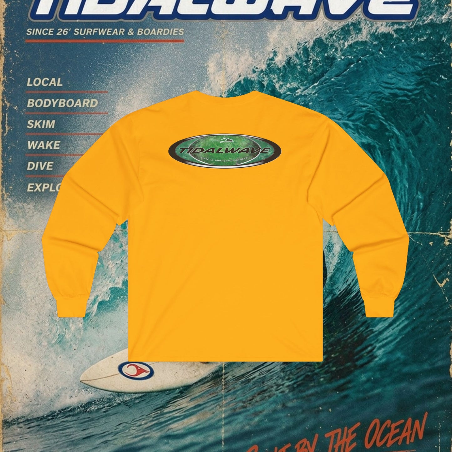Green Oval 'Tidalwayzz' Logo - longsleeve