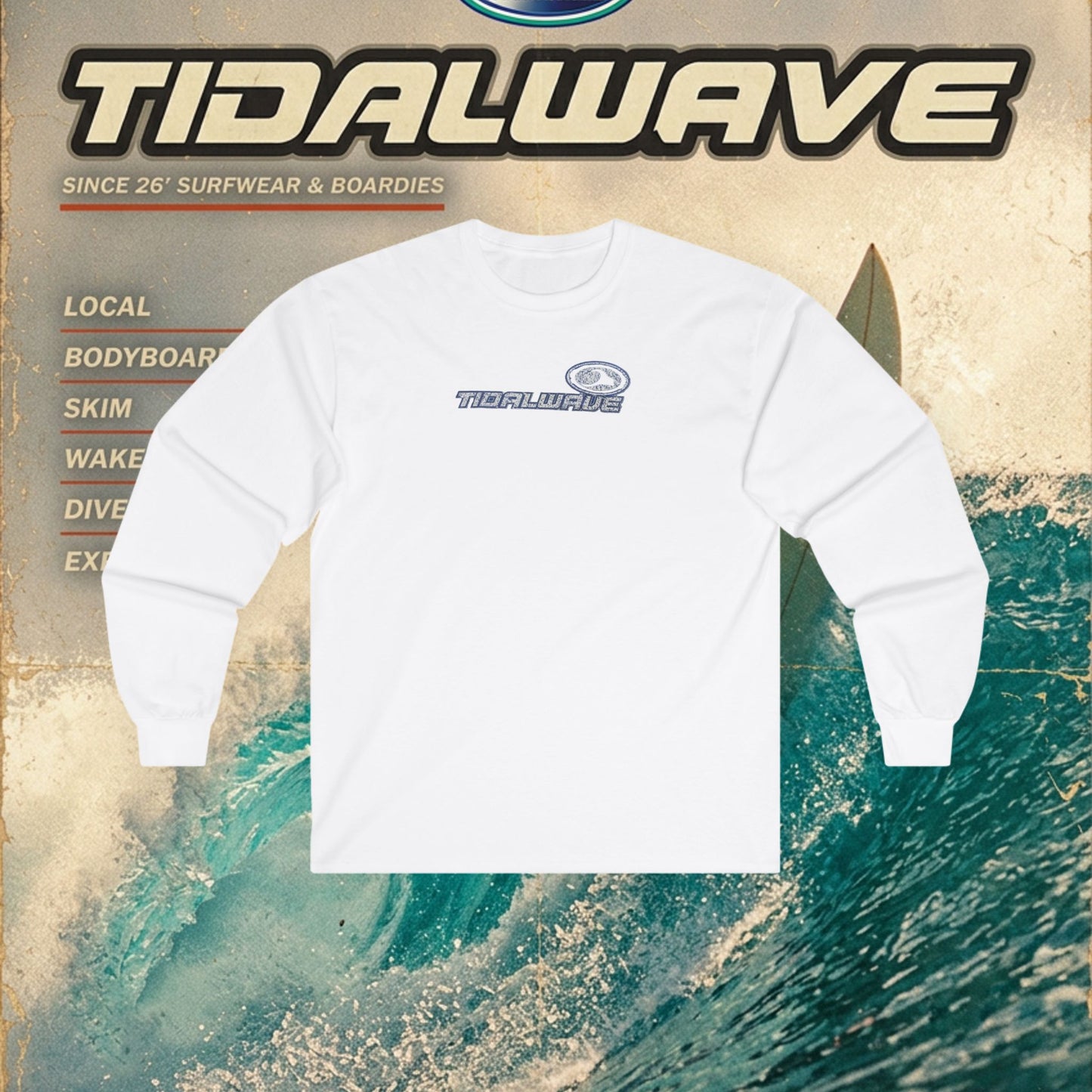 Tidalwave 'Faded Graphics' - longsleeve