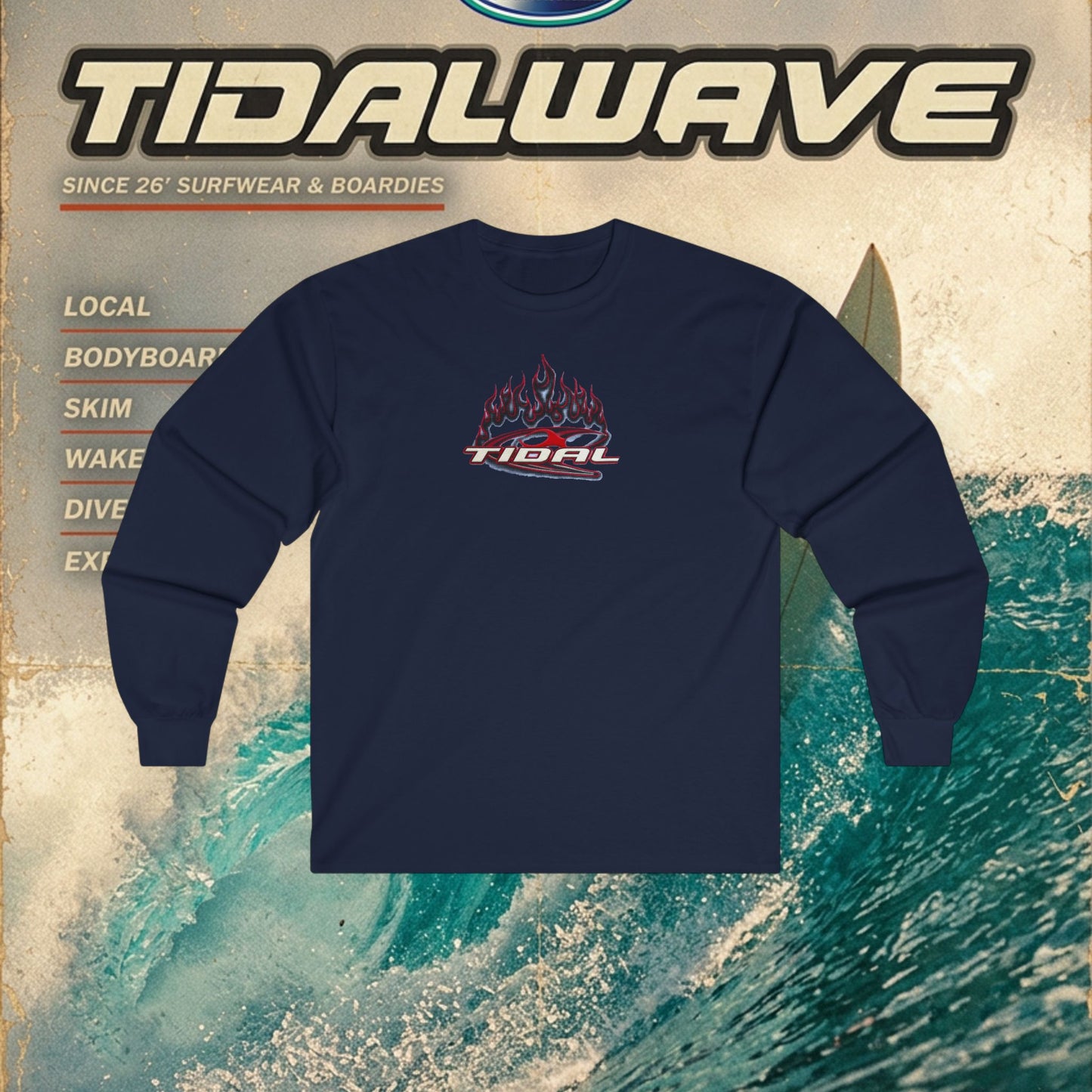 TidalWave "Burning Passion" - Longsleeve
