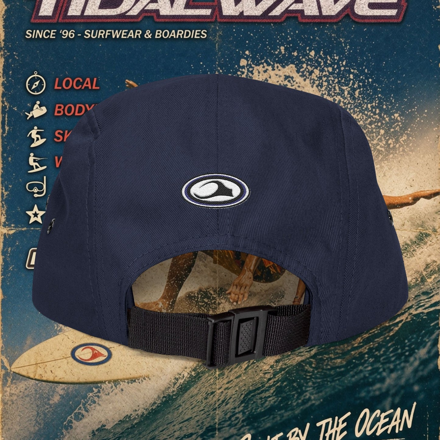 Tidalwave Embroidered 5-Panel Cap