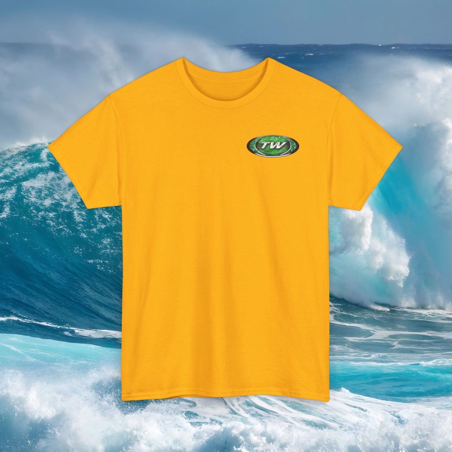 Green Oval 'Tidalwayzz' Logo - Tee