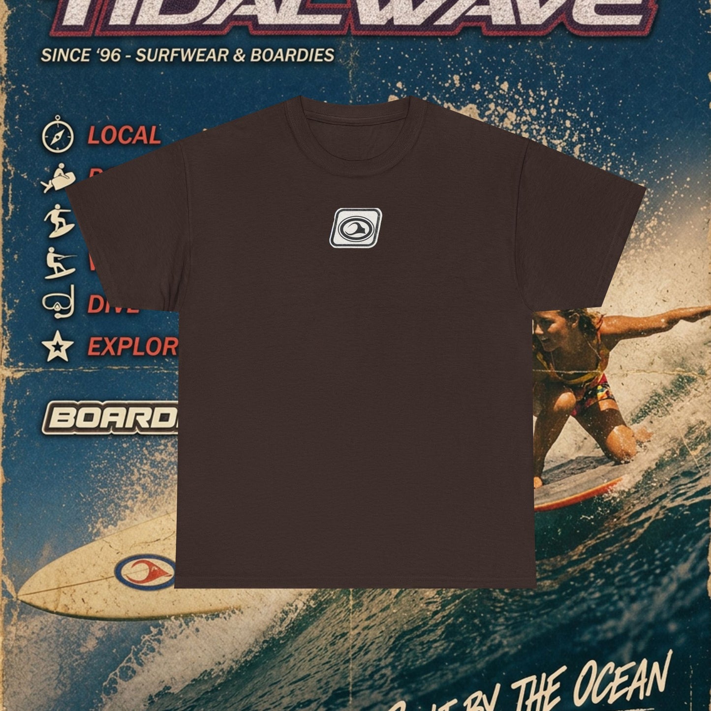 TidalWave "Blue and White" Bar logo - Tee