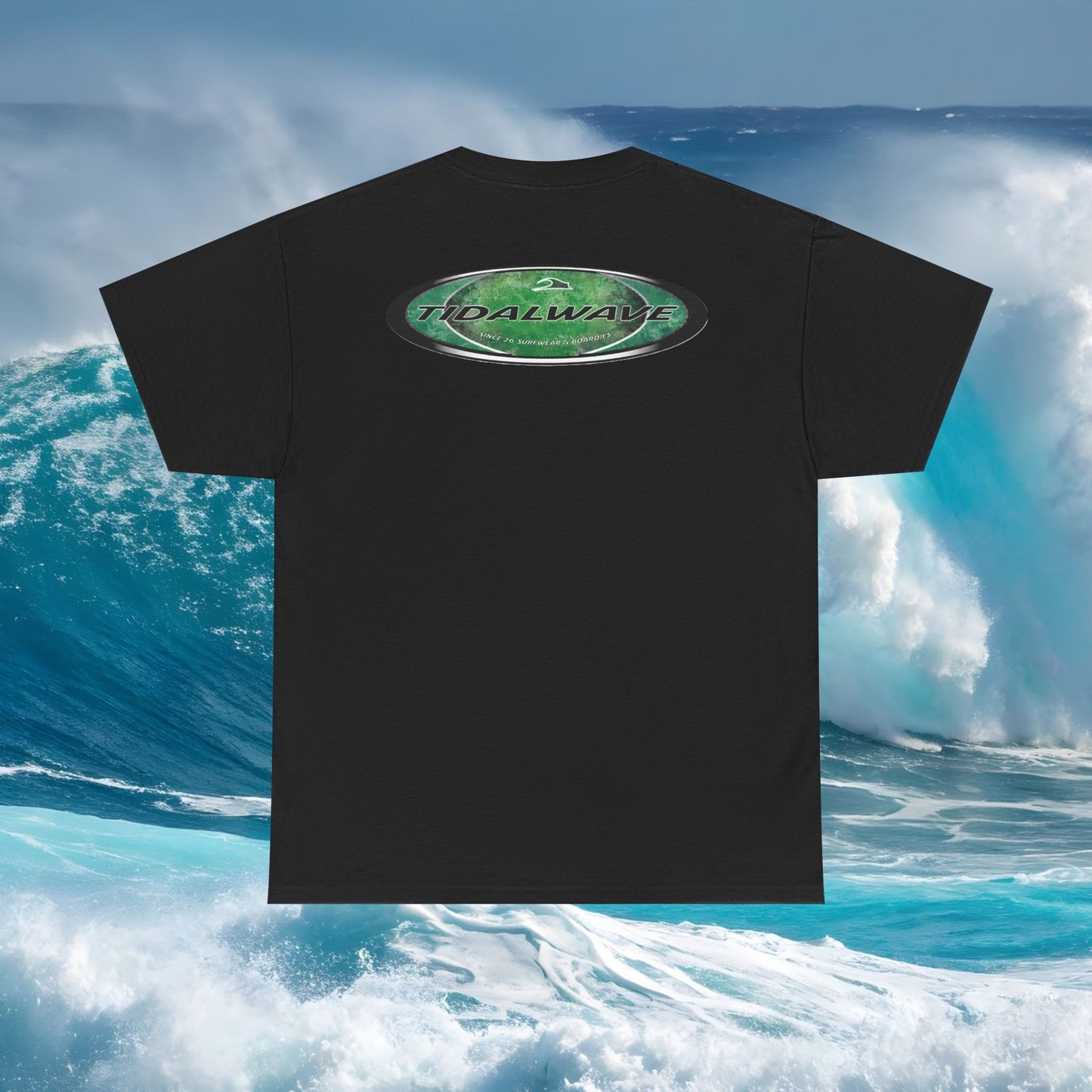 Green Oval 'Tidalwayzz' Logo - Tee