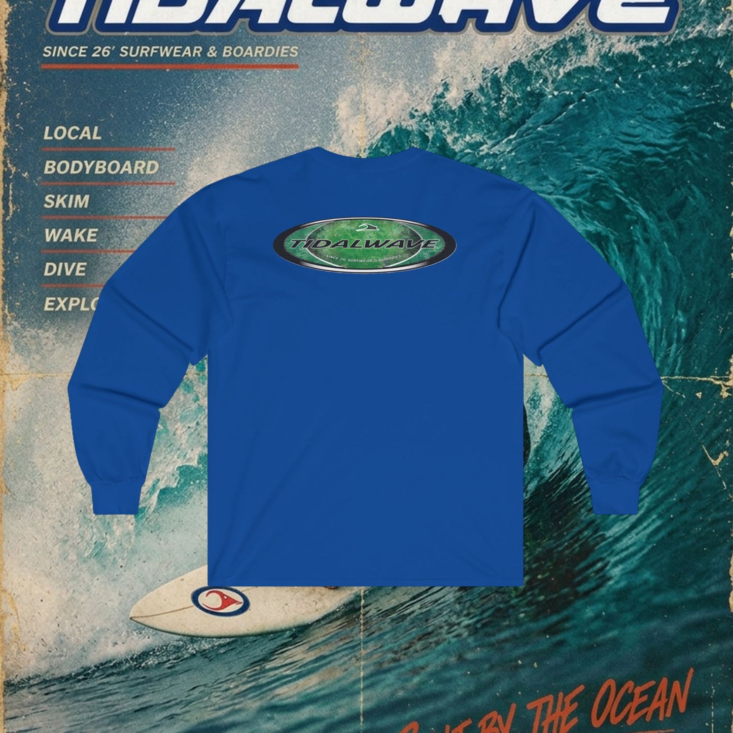Green Oval 'Tidalwayzz' Logo - longsleeve