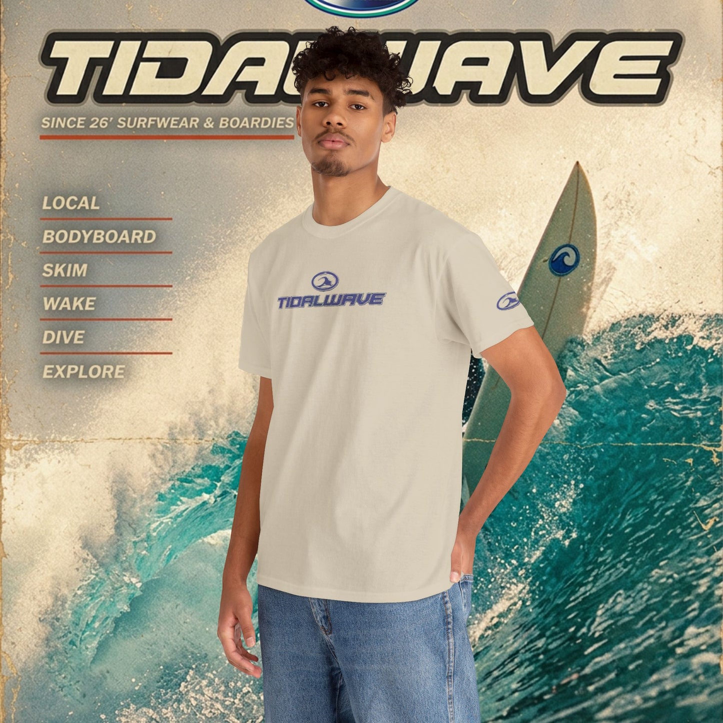 Tidalwave "Plain Outine" Logo - Tee