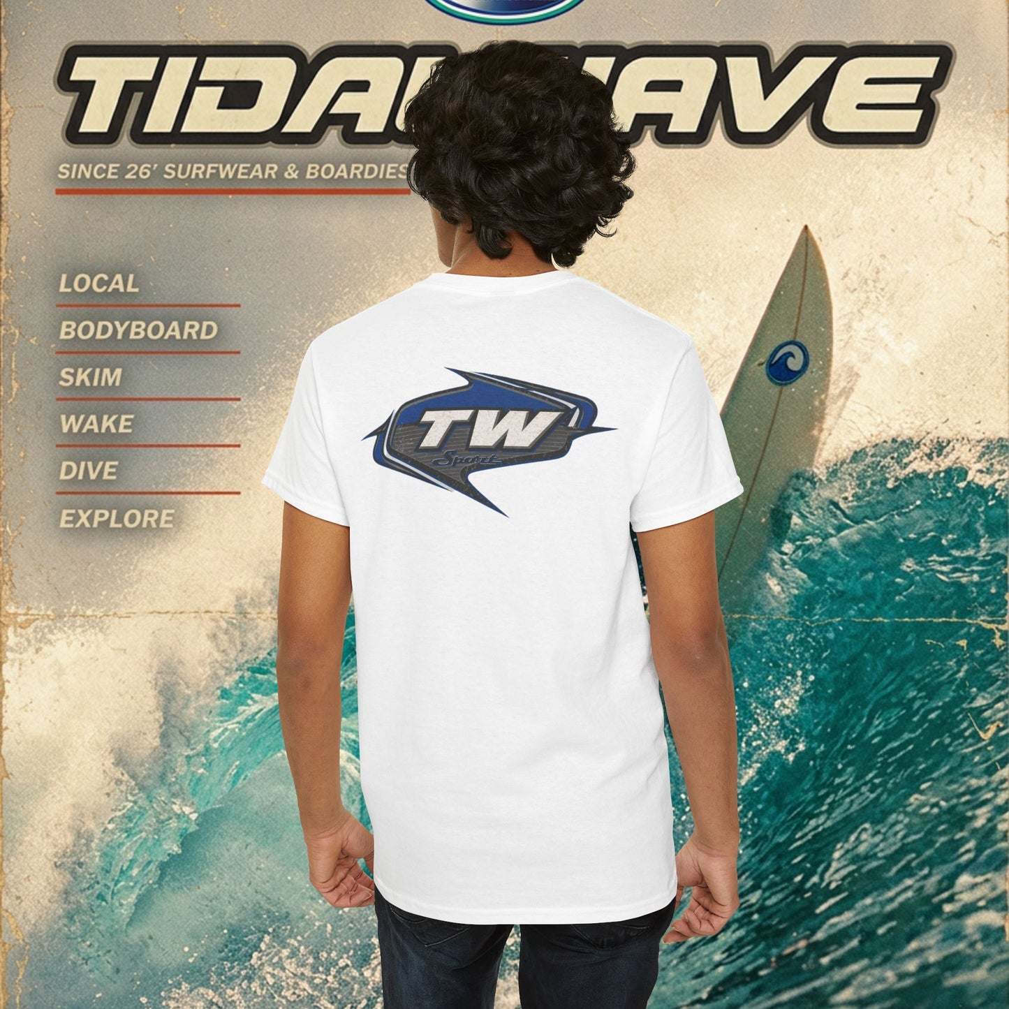 Tidalwave 'TW Sport' Logo Tee