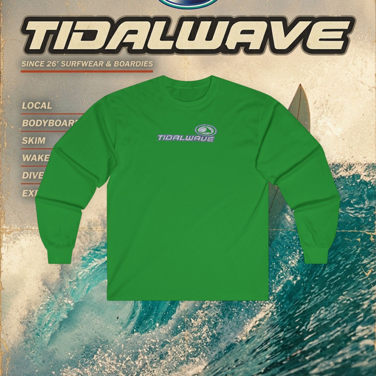 Tidalwave 'Faded Graphics' - longsleeve