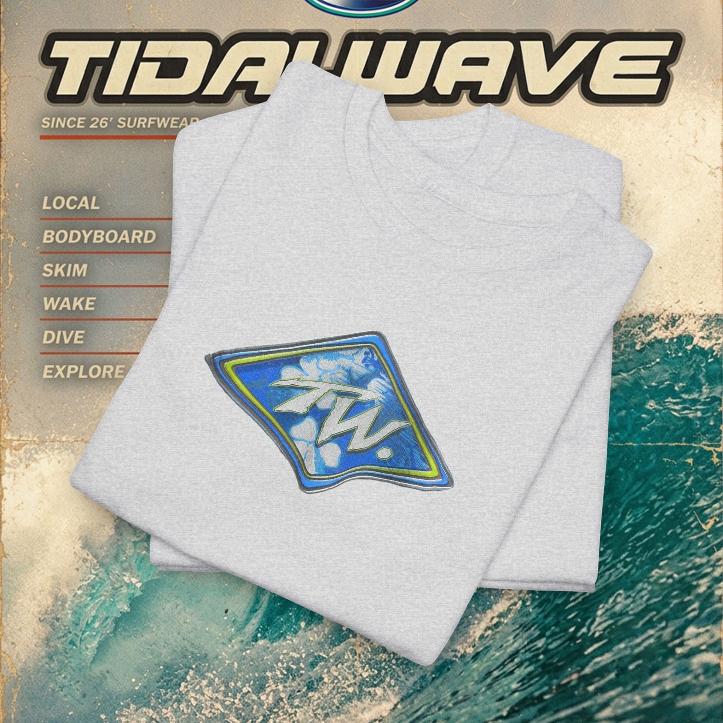 TW - "Flowers Surf" - Tee