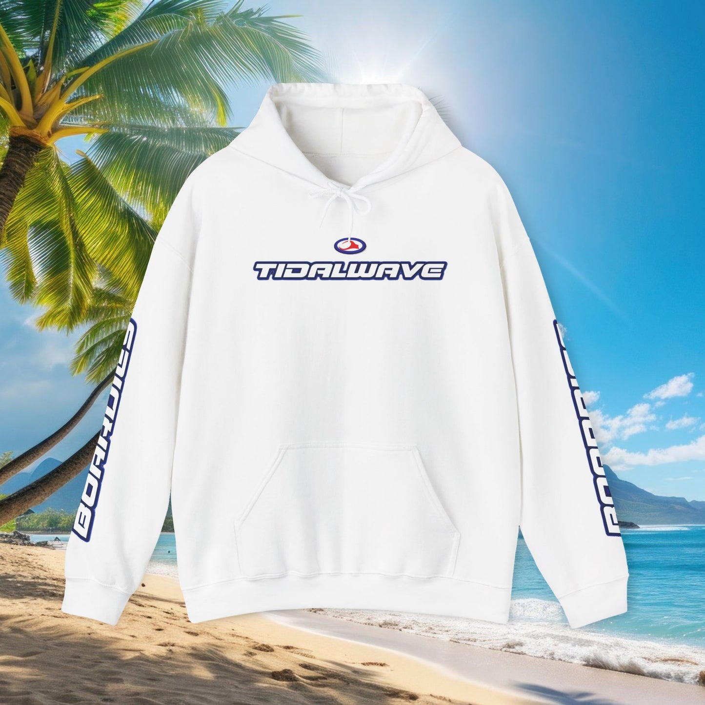 'TIDALWAVE' Logo & 'BOARDIES' Sleeve Pullover