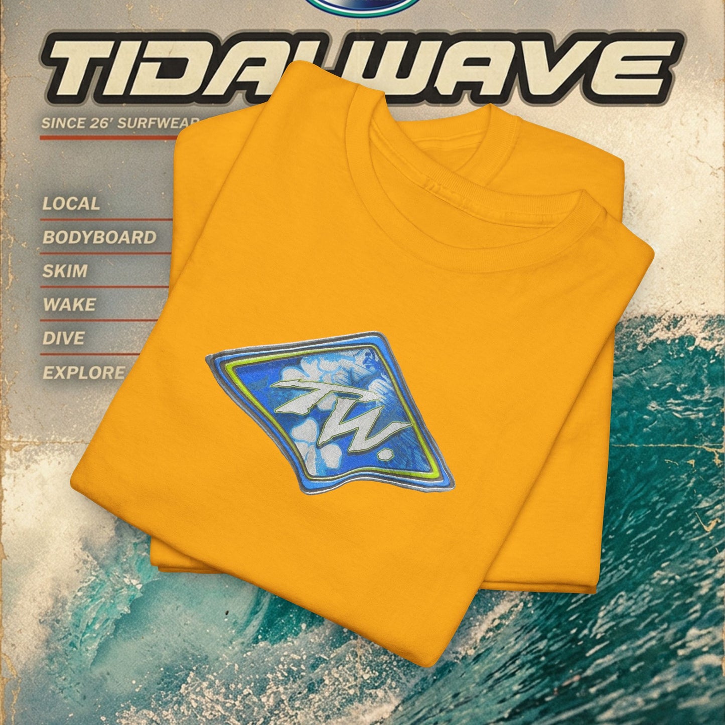 TW - "Flowers Surf" - Tee