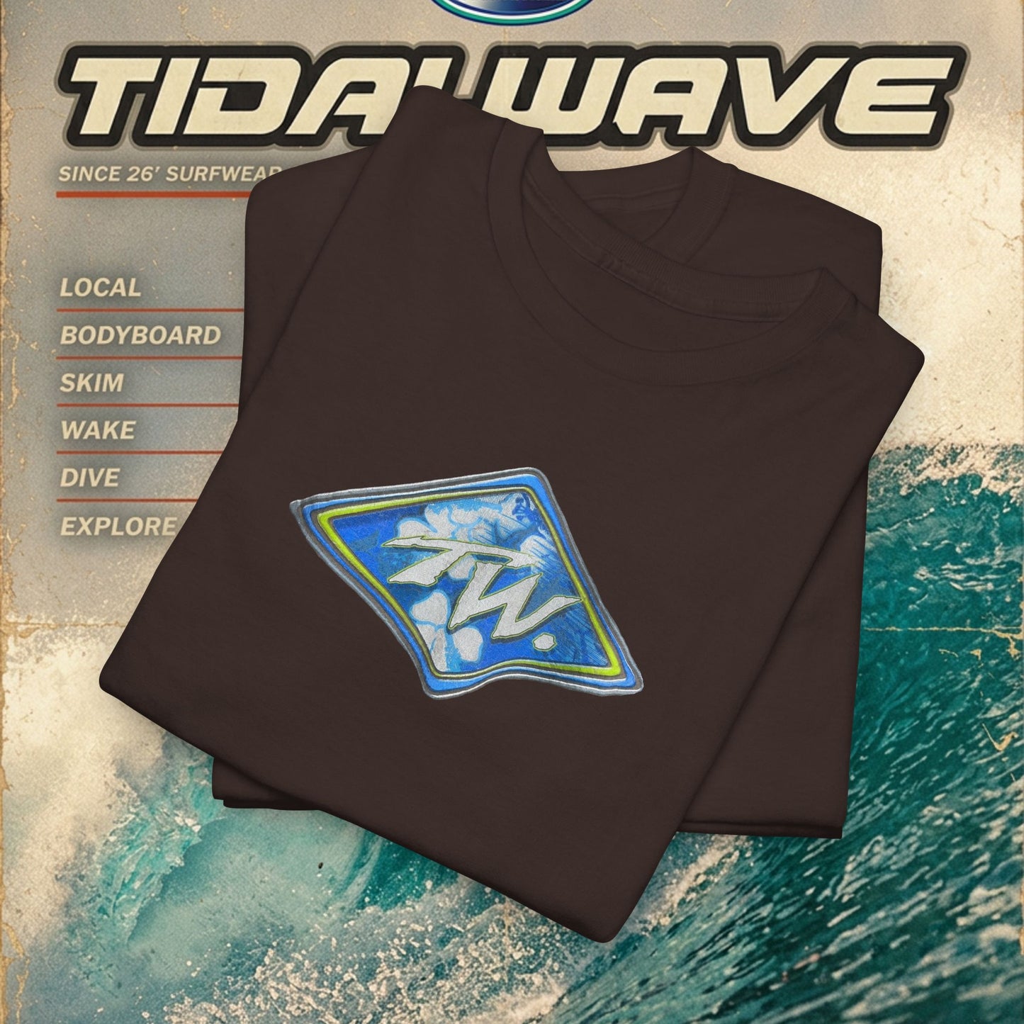 TW - "Flowers Surf" - Tee