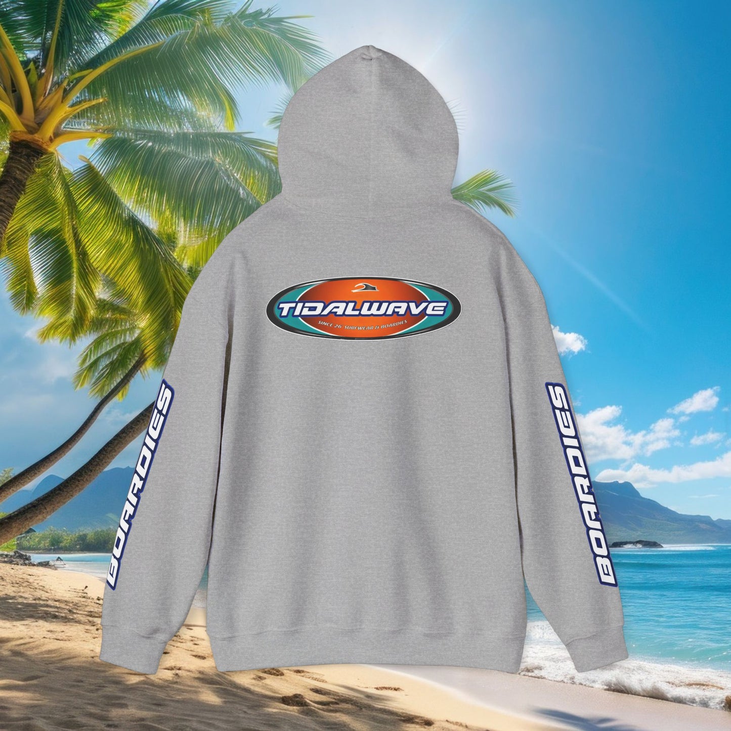 'TIDALWAVE' Logo & 'BOARDIES' Sleeve Pullover