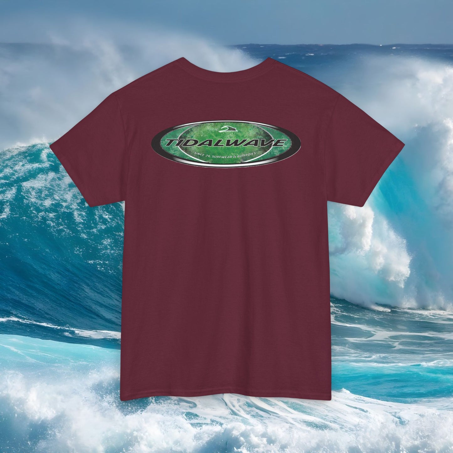 Green Oval 'Tidalwayzz' Logo - Tee