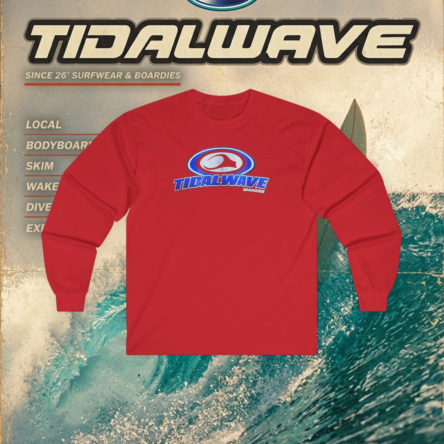 TidalWave 'Boardies Club' - Longsleeve