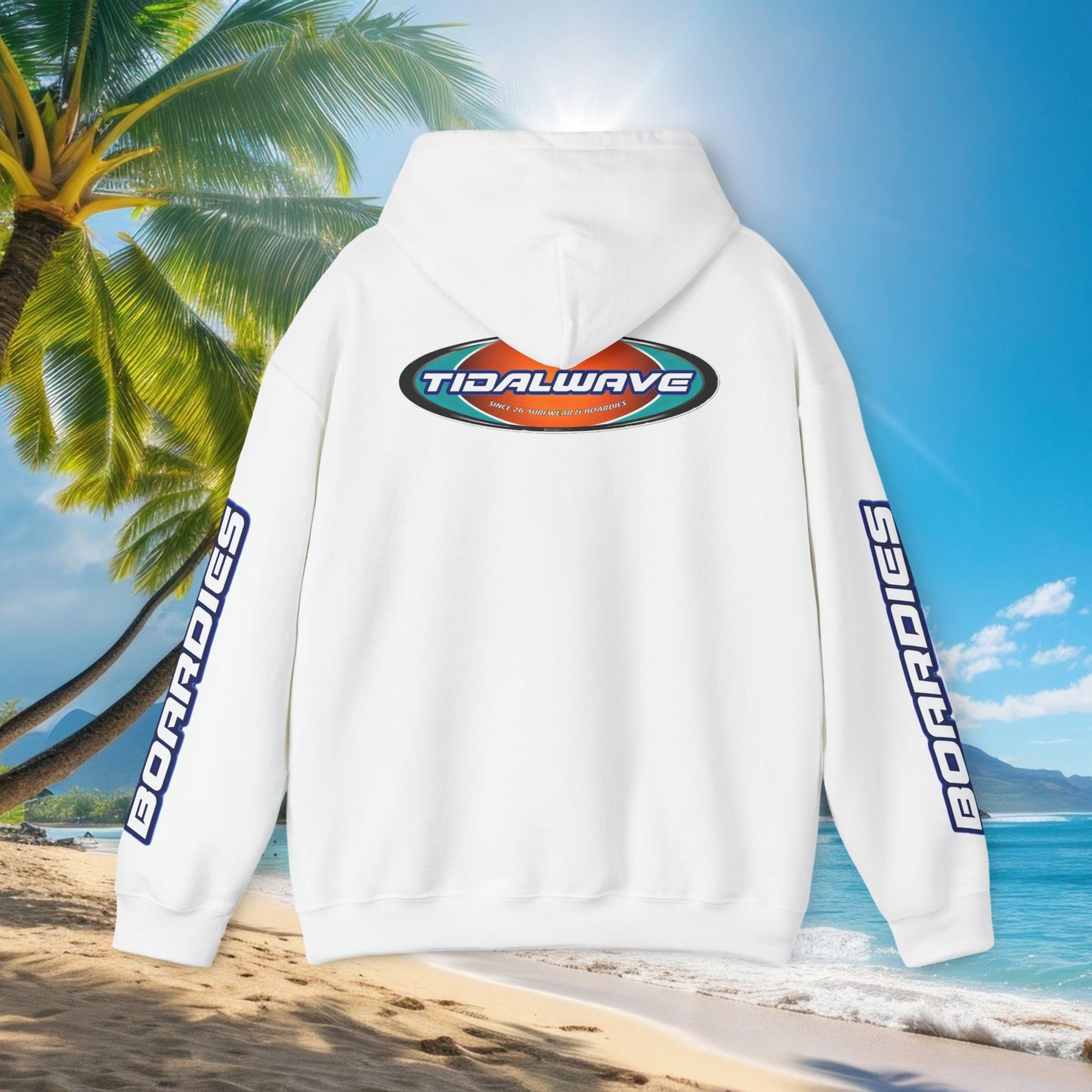 'TIDALWAVE' Logo & 'BOARDIES' Sleeve Pullover