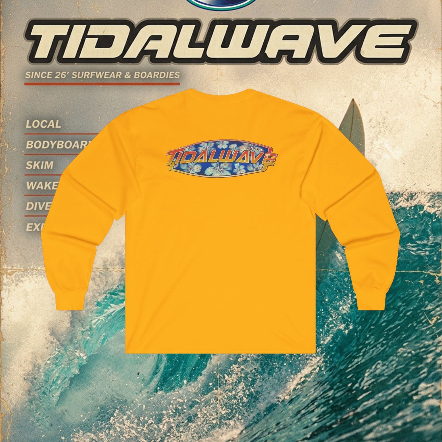 TidalWave '90's Lettering' - Tee