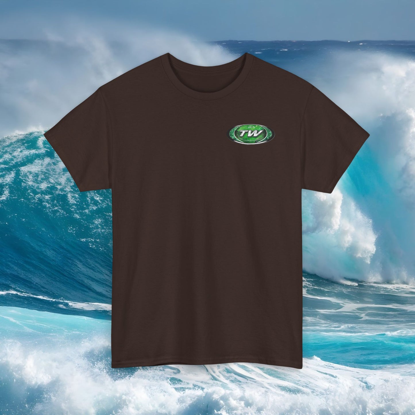 Green Oval 'Tidalwayzz' Logo - Tee