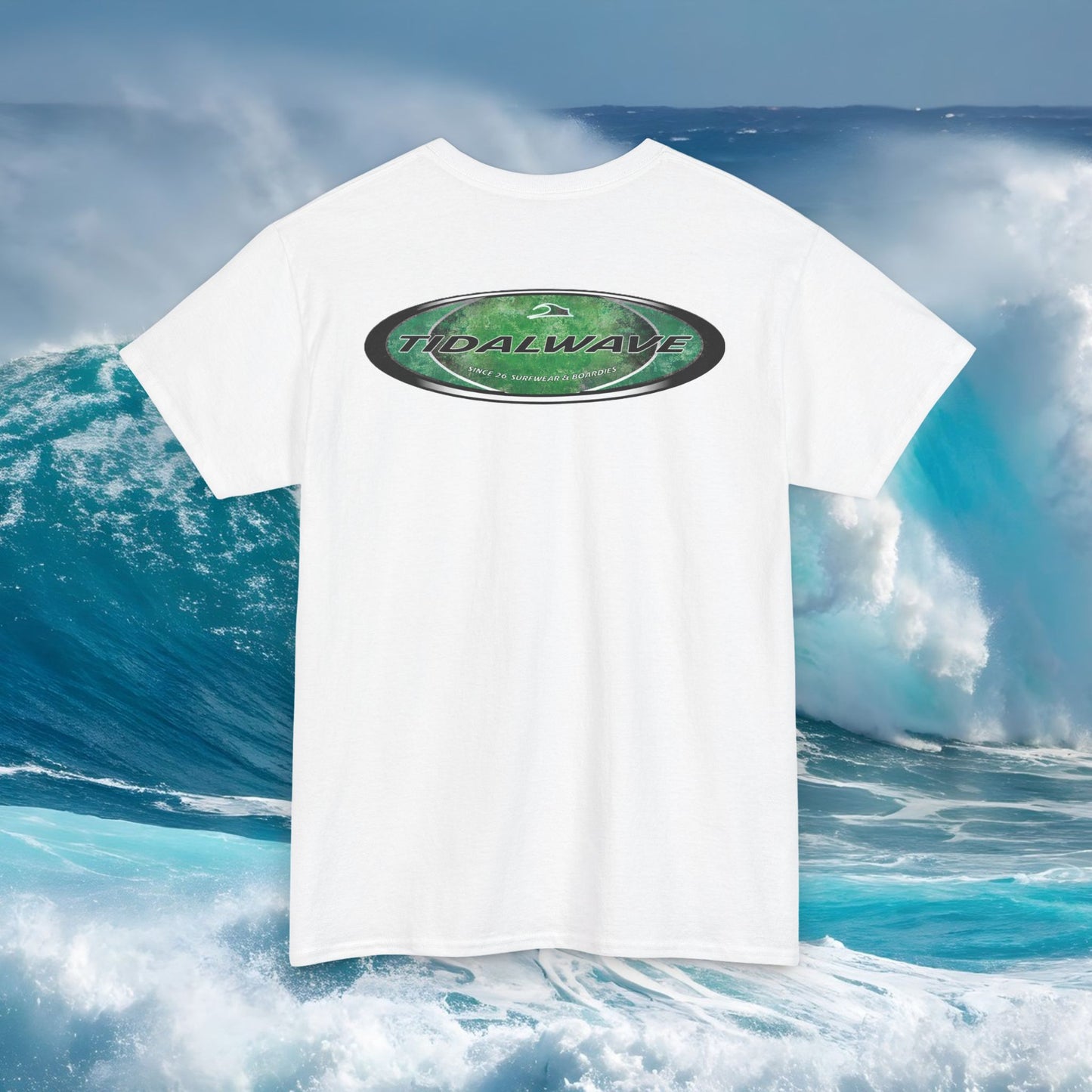 Green Oval 'Tidalwayzz' Logo - Tee