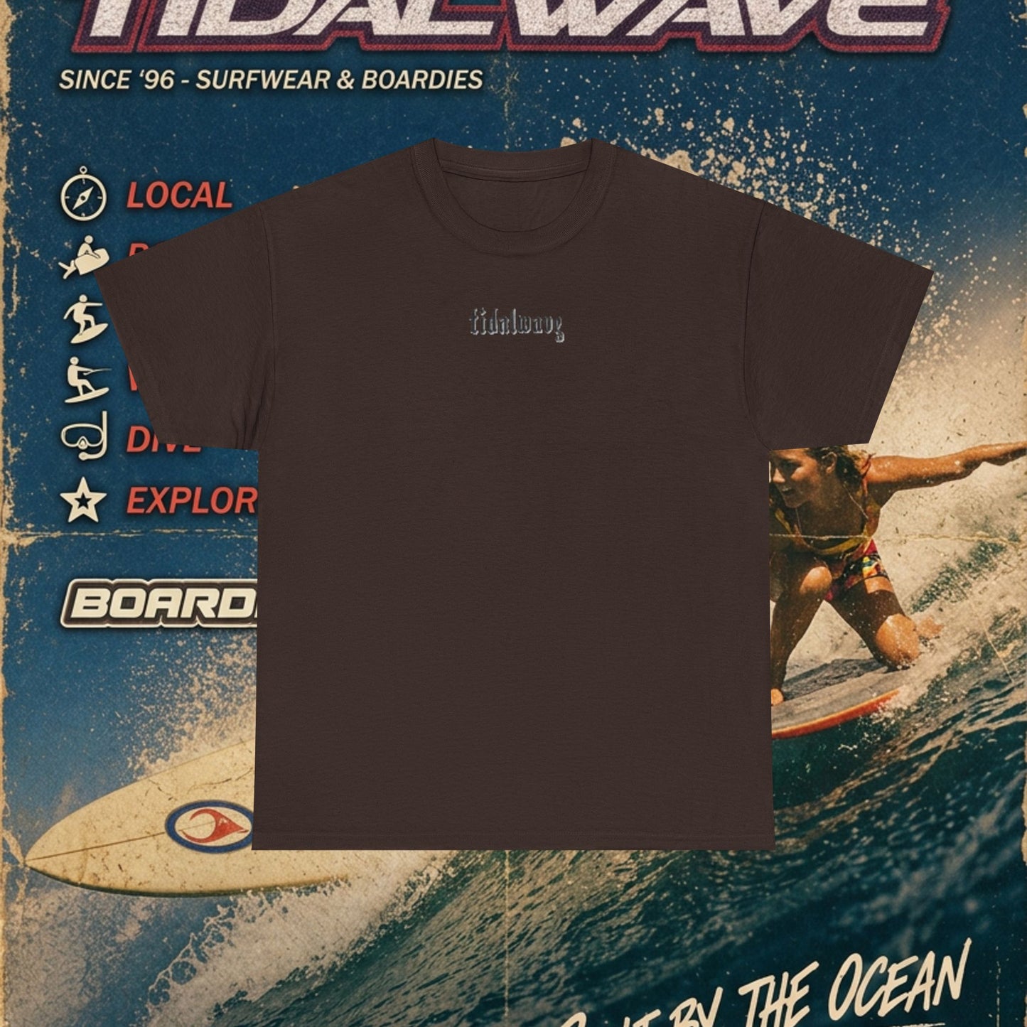 Tidalwave 'Minimalist Crest Logo' - Tee