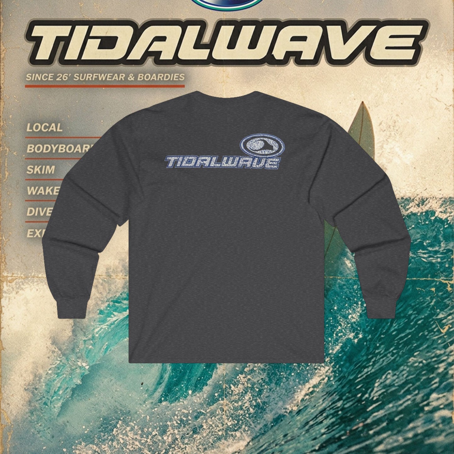 Tidalwave 'Faded Graphics' - longsleeve