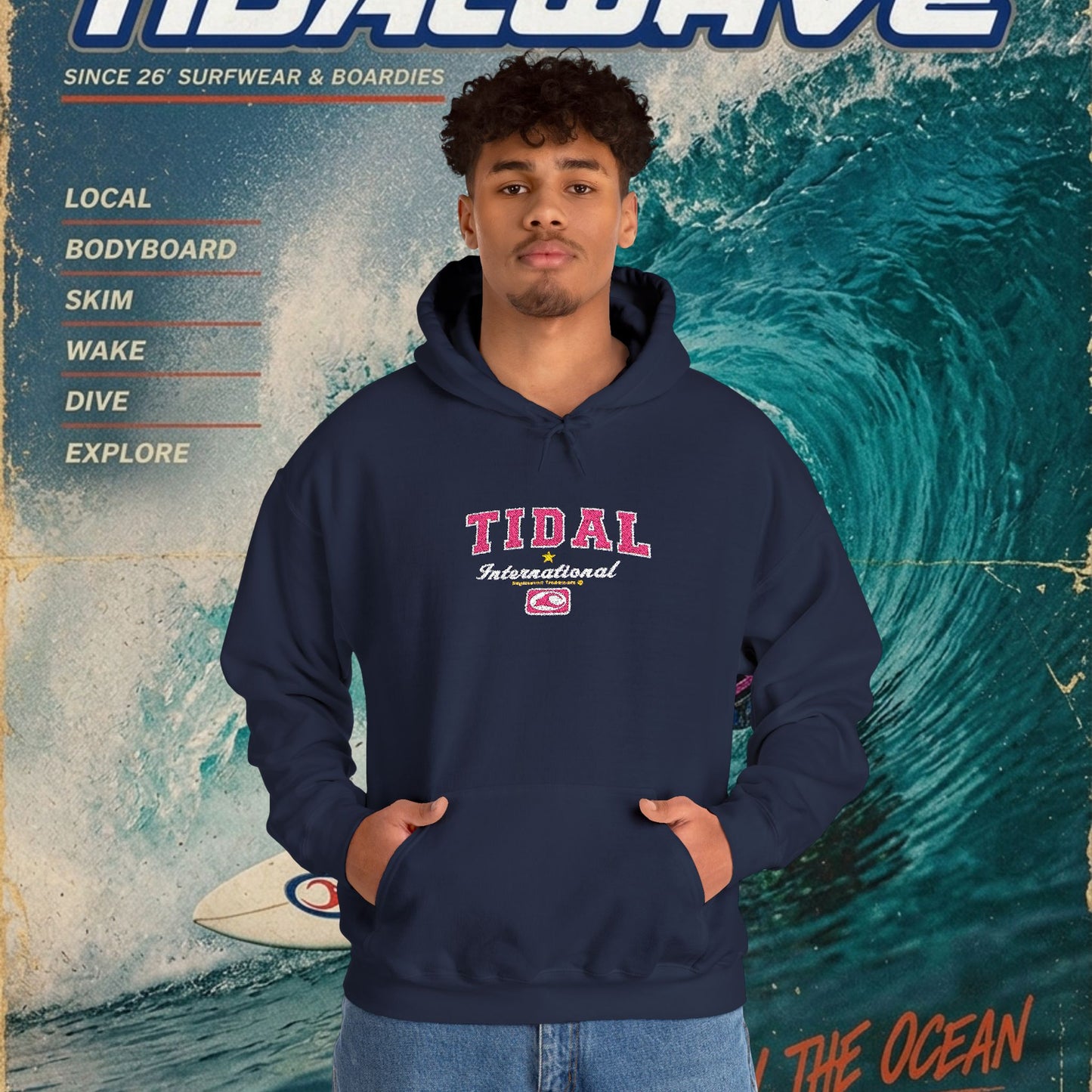 Tidal 'Embroid' Type - Hoodie