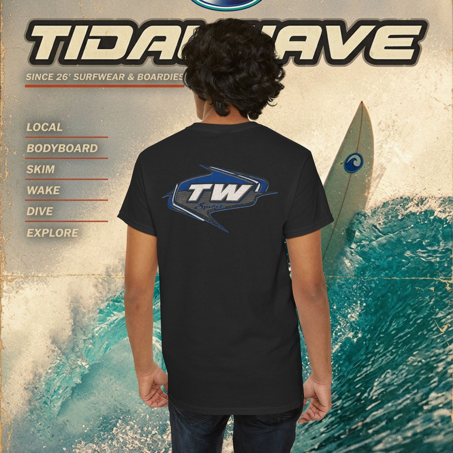 Tidalwave 'TW Sport' Logo Tee