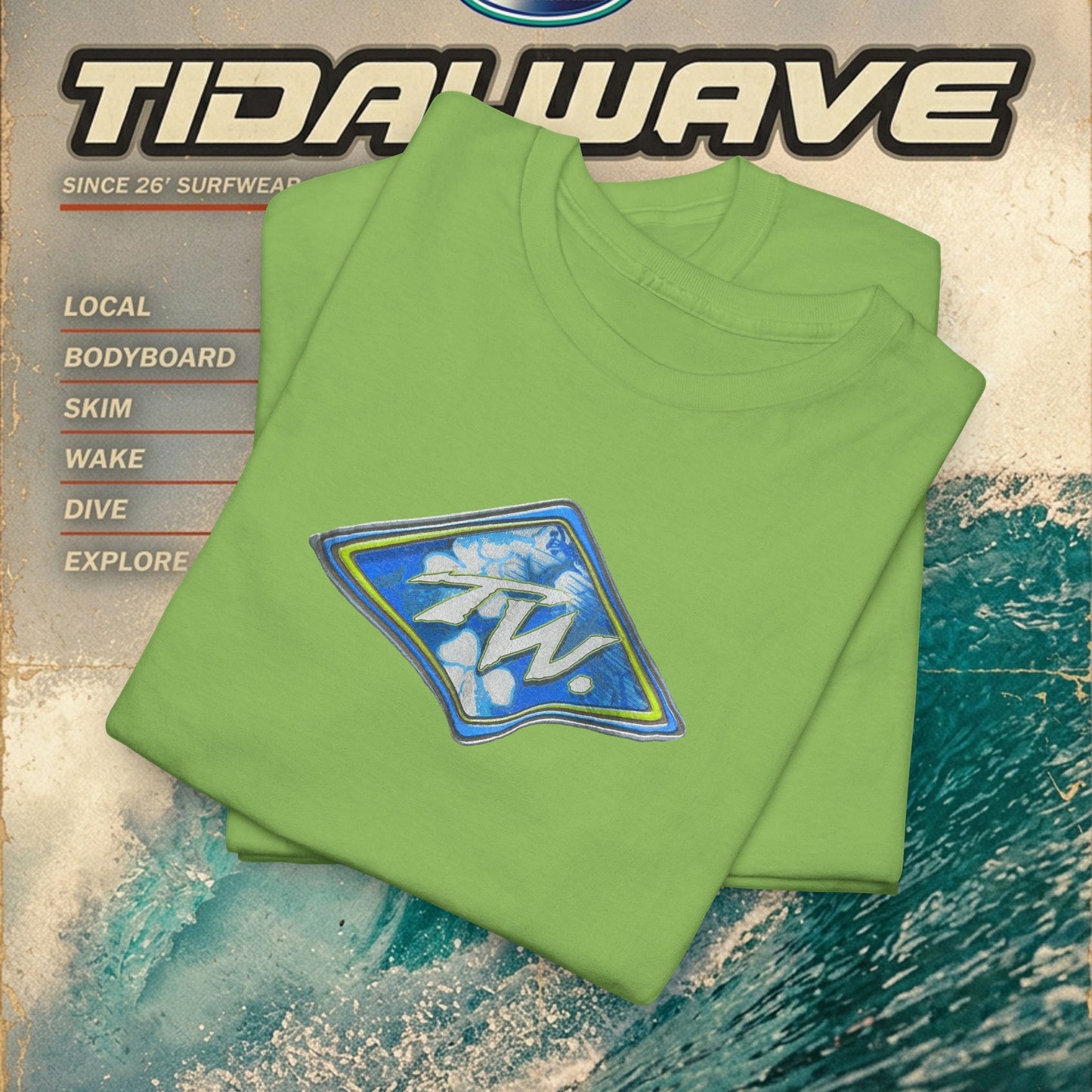 TW - "Flowers Surf" - Tee