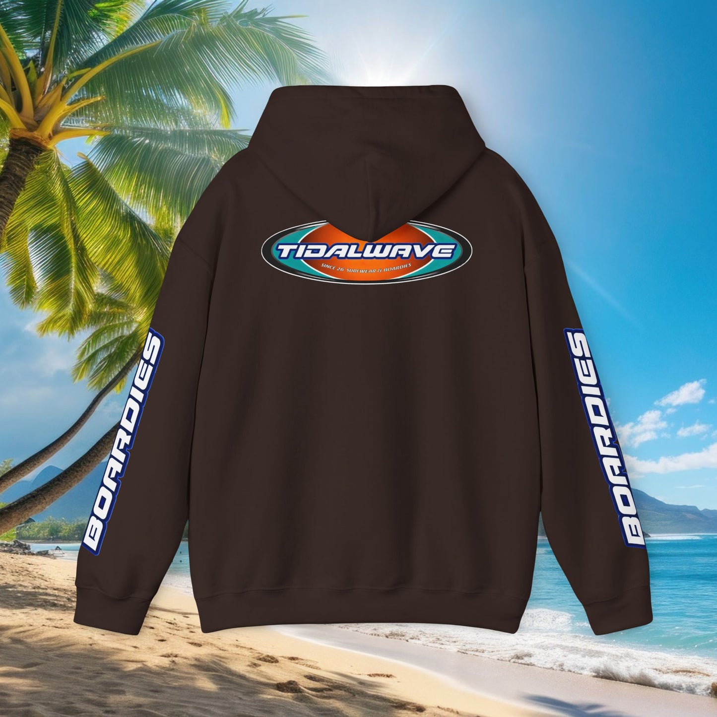 'TIDALWAVE' Logo & 'BOARDIES' Sleeve Pullover