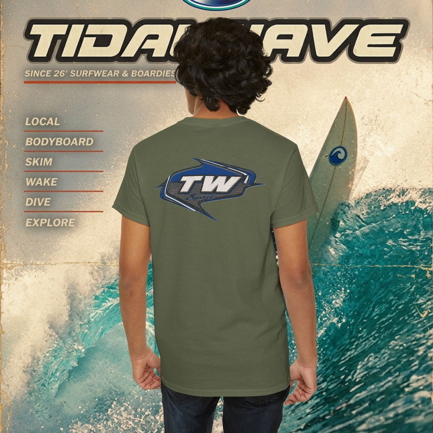 Tidalwave 'TW Sport' Logo Tee