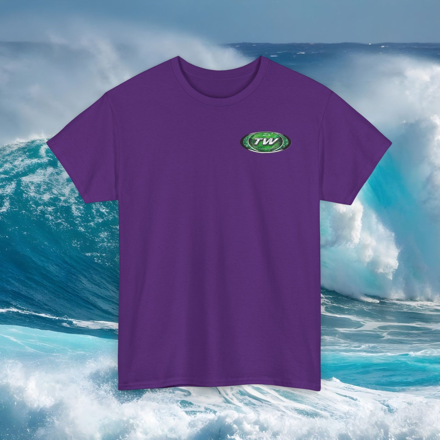 Green Oval 'Tidalwayzz' Logo - Tee