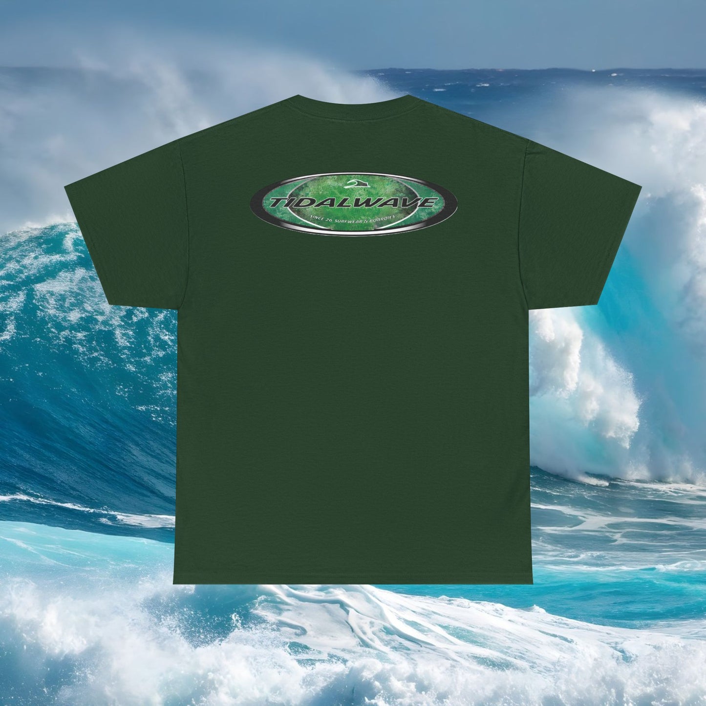 Green Oval 'Tidalwayzz' Logo - Tee