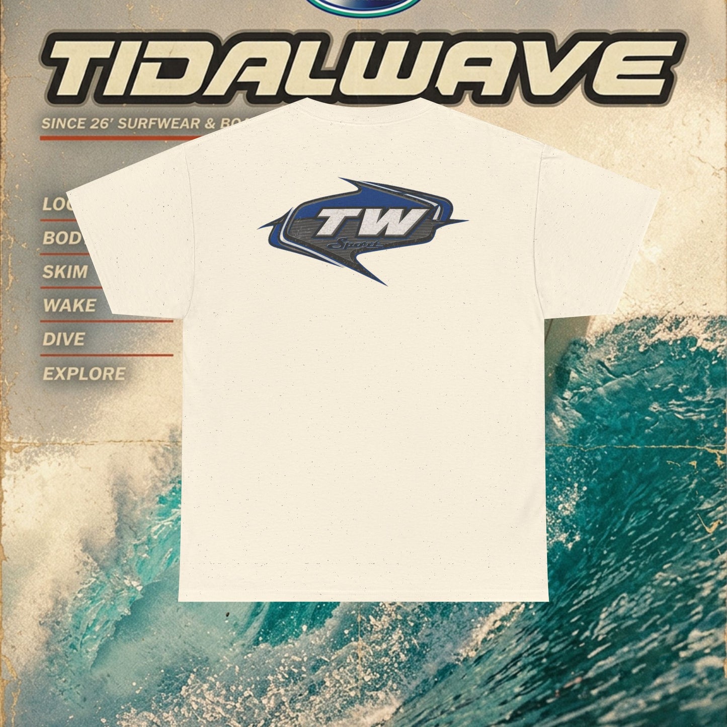 Tidalwave 'TW Sport' Logo Tee