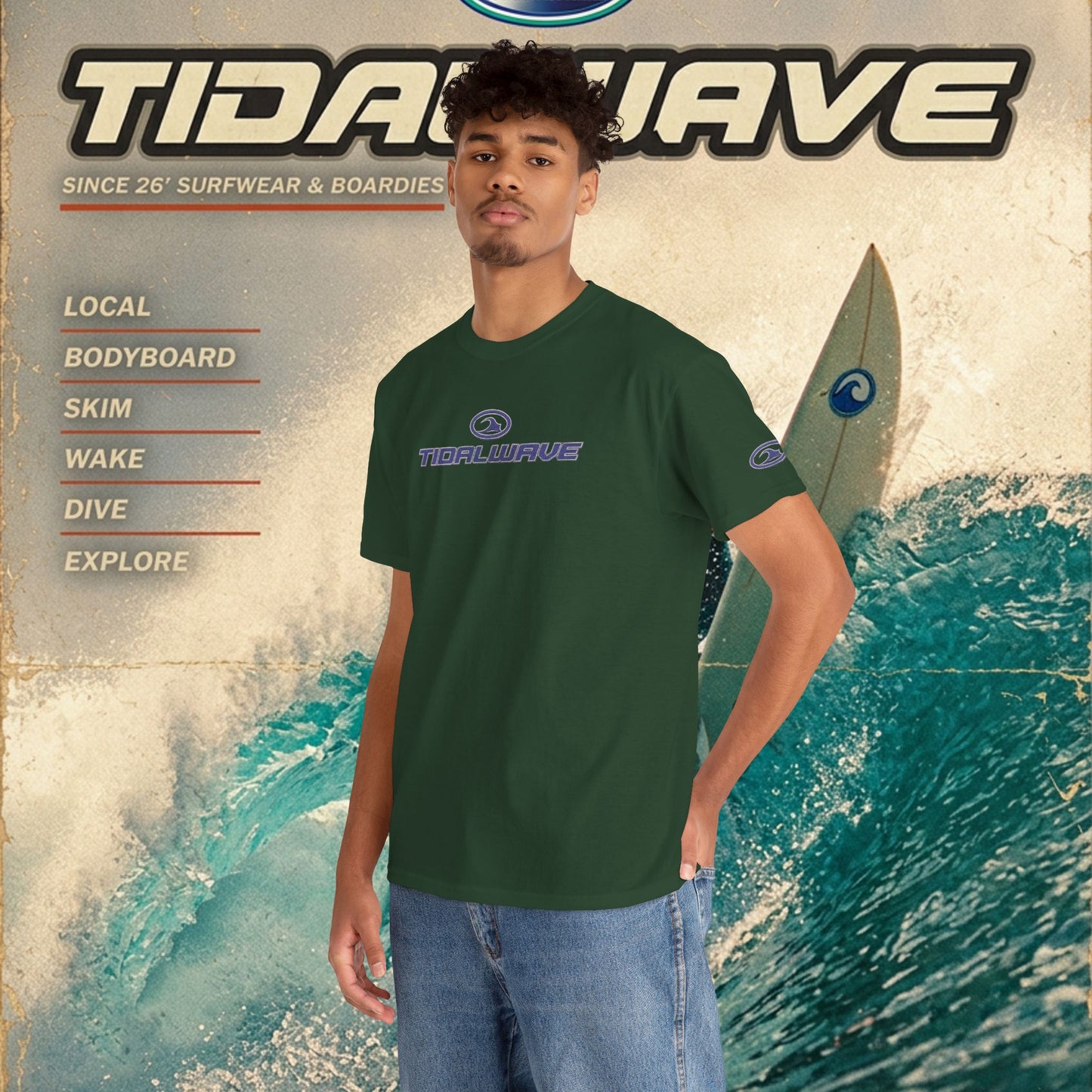 Tidalwave "Plain Outine" Logo - Tee