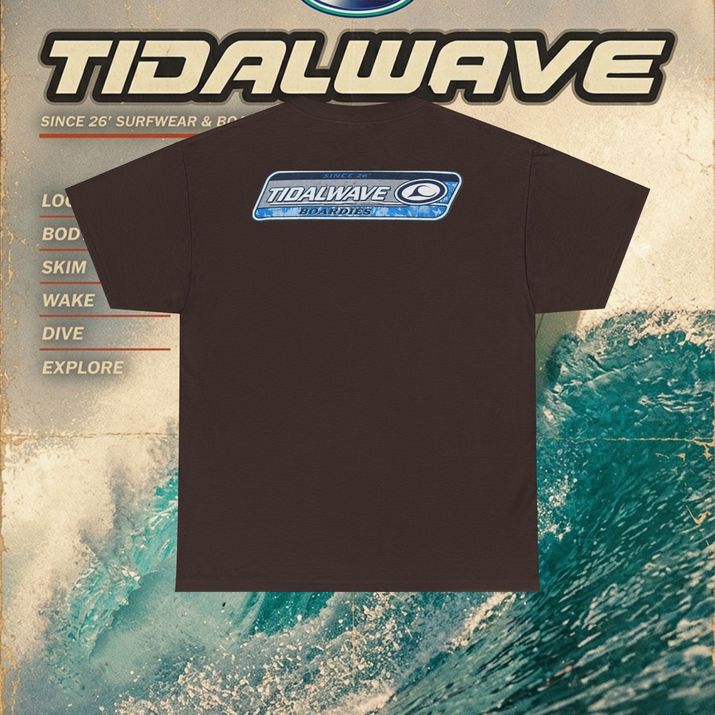 Tidalwave 'White Flower' Logo - Tee