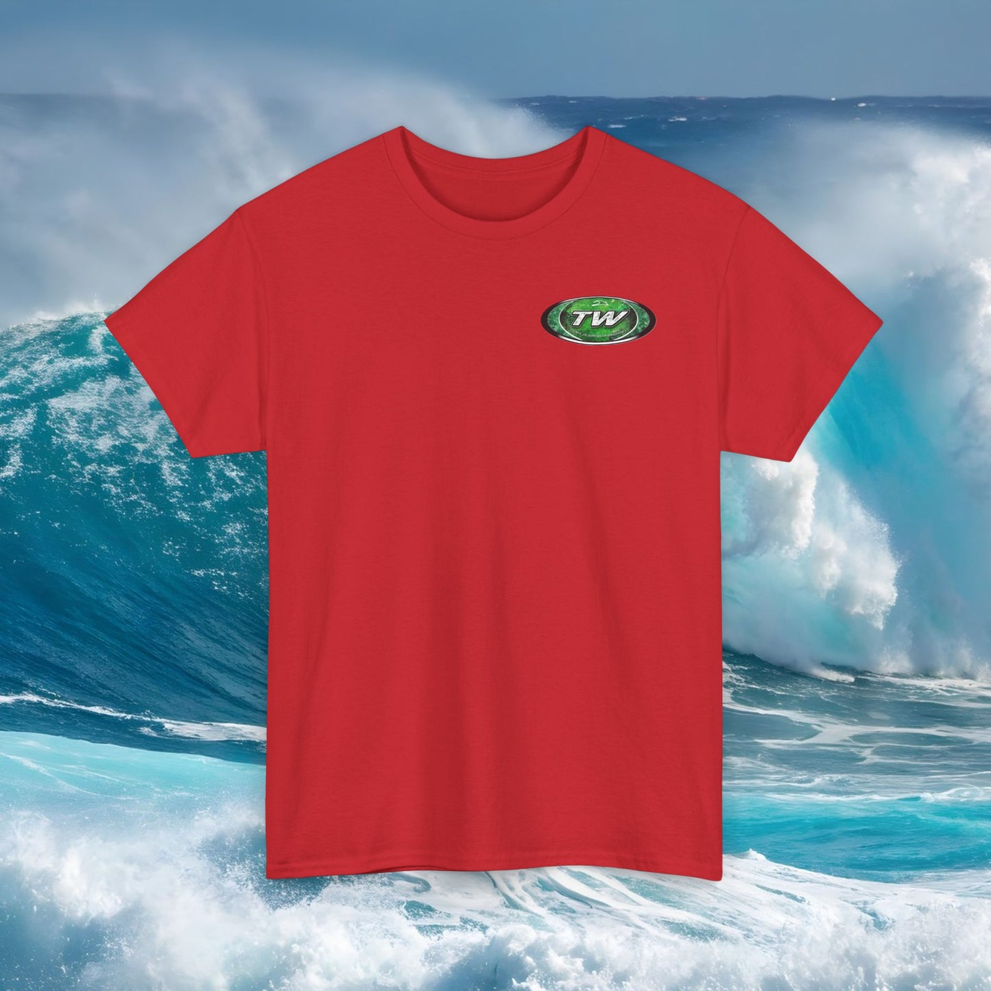Green Oval 'Tidalwayzz' Logo - Tee