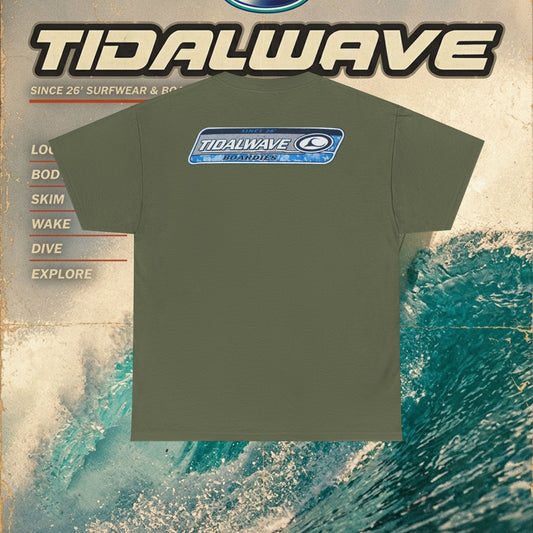 Tidalwave 'White Flower' Logo - Tee