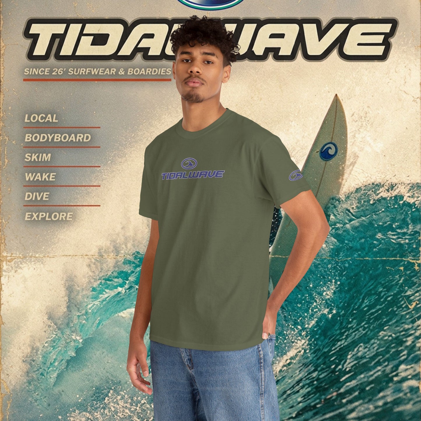 Tidalwave "Plain Outine" Logo - Tee