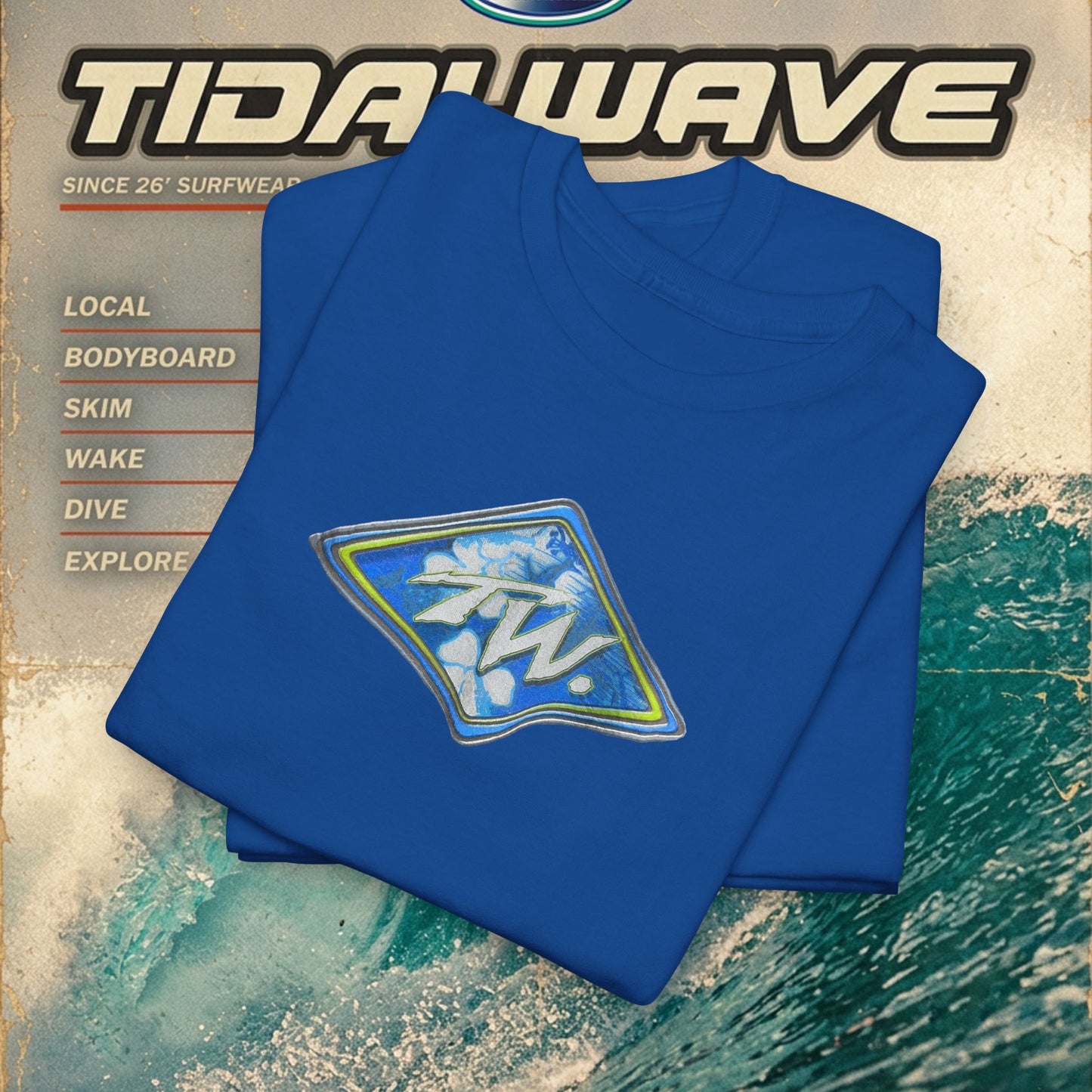 TW - "Flowers Surf" - Tee