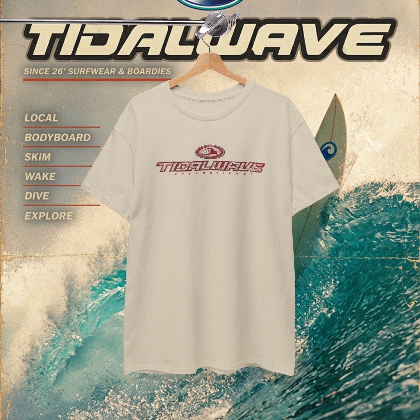 Tidalwave "Distressed International" - Tee