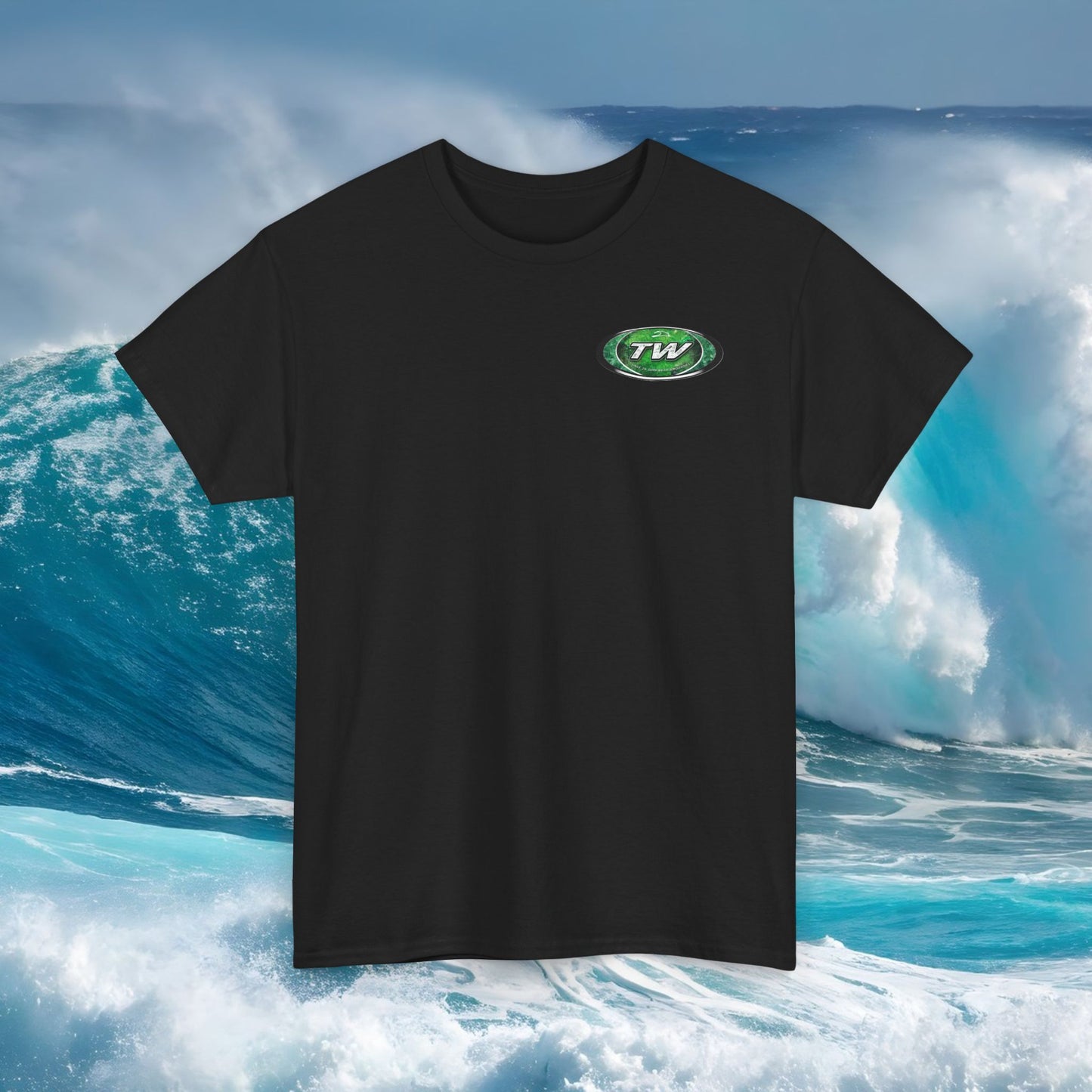 Green Oval 'Tidalwayzz' Logo - Tee