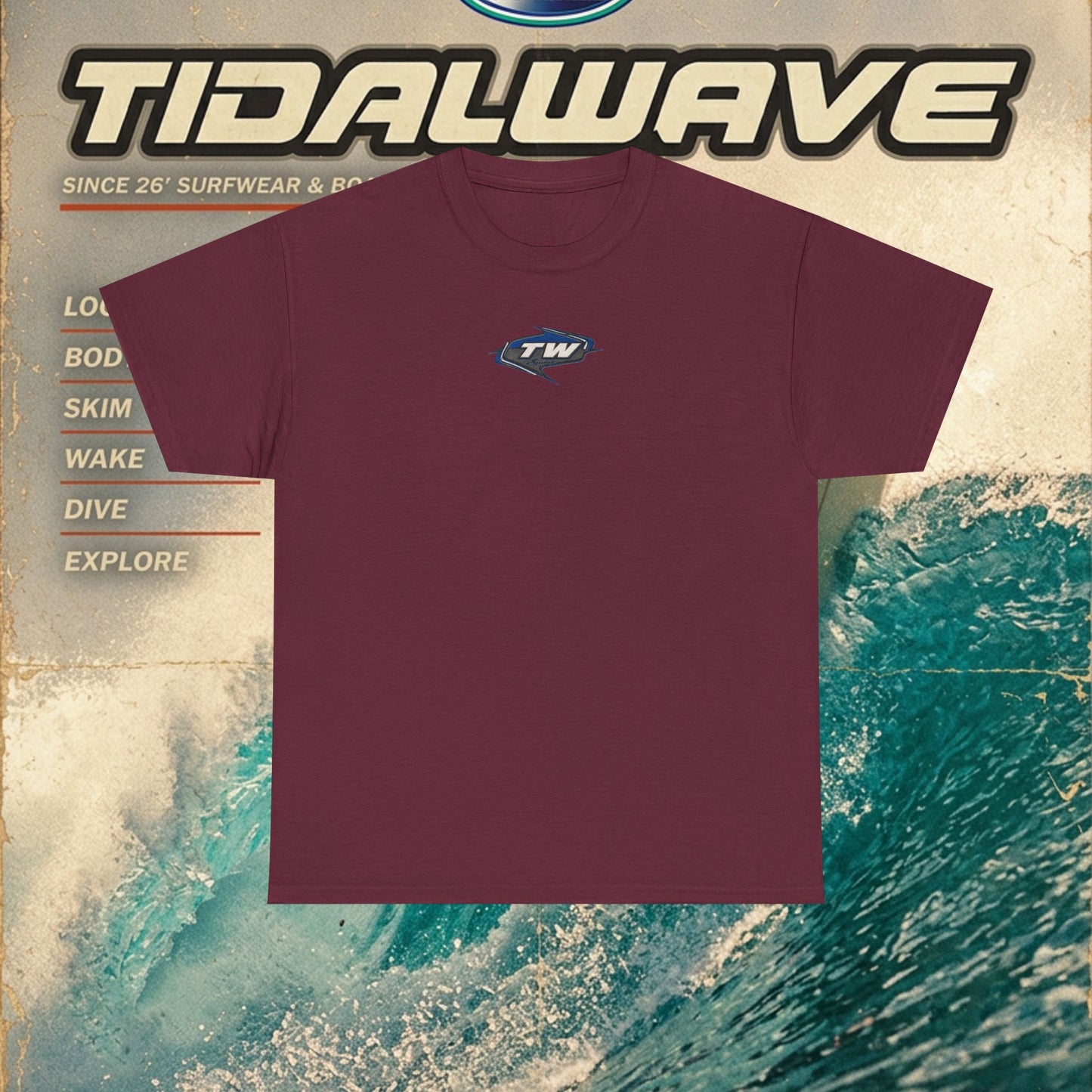 Tidalwave 'TW Sport' Logo Tee
