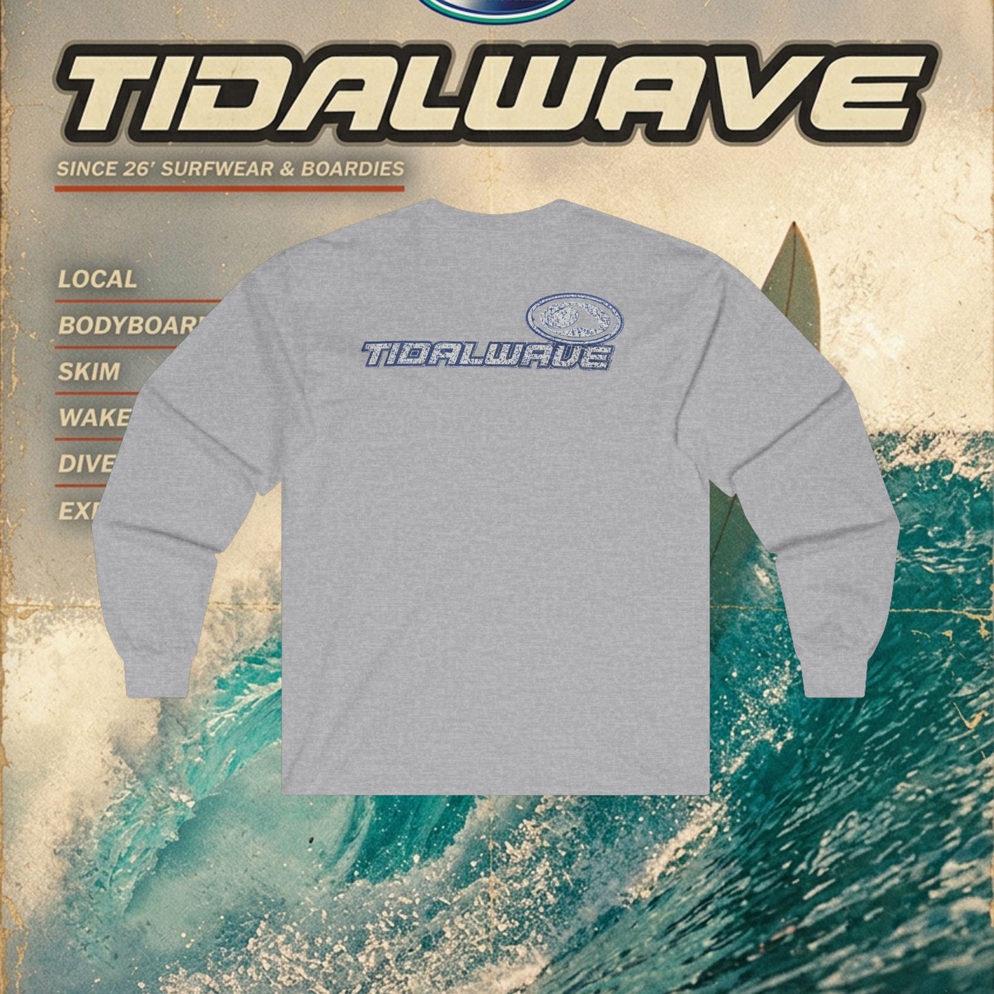 Tidalwave 'Faded Graphics' - longsleeve